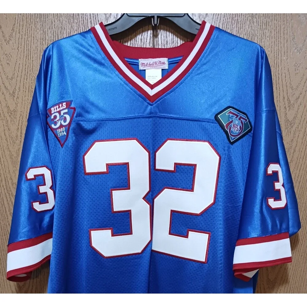 OJ Simpson (Mitch/Ness)-(Bills)-(Jersey)-(Blue)-(New Cond.)-(Size:L)-$115.00 - Picture 3 of 10